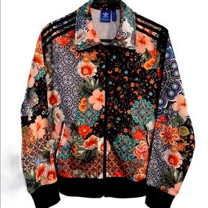 Gorgeous, lightweight ADIDAS flower power jacket